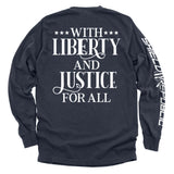 With Liberty And Justice For All Aaria Tees