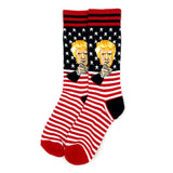 Trump USA Flag Novelty Socks Aaria Tees