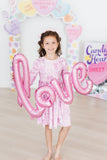 Twinkle Ties 3/4 Sleeve Pocket Twirl Dress - Aaria Tees Aaria Tees