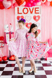 Sucker for You 3/4 Sleeve Pocket Twirl Dress - Aaria Tees Aaria Tees