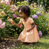 Twirl Dress in Peach Fuzz - Aaria Tees Aaria Tees