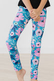 Twirling in Teal Leggings - Aaria Tees Aaria Tees