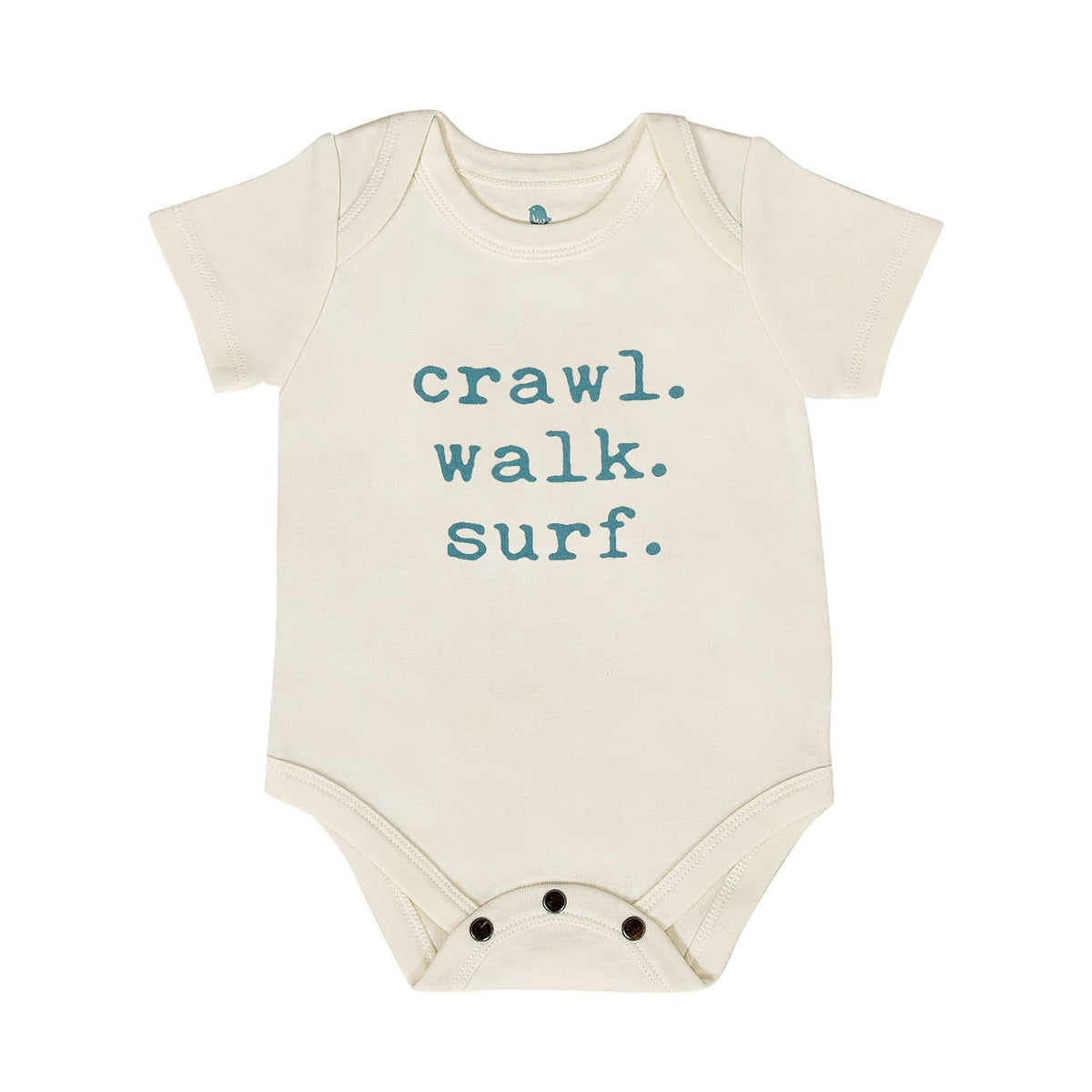 graphic bodysuit | crawl walk surf - Aaria Tees