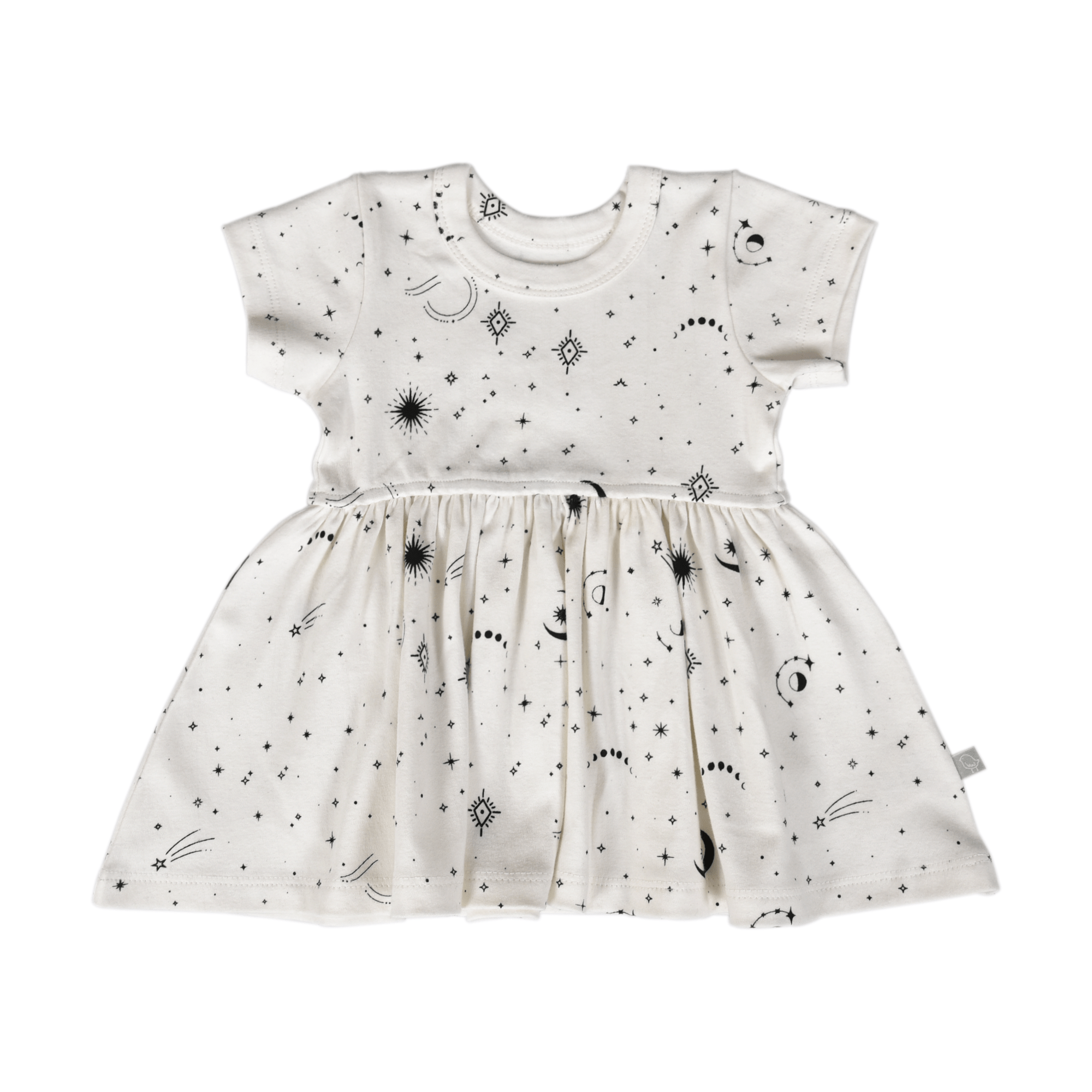 short sleeve twirl dress | celestial - Aaria Tees Aaria Tees