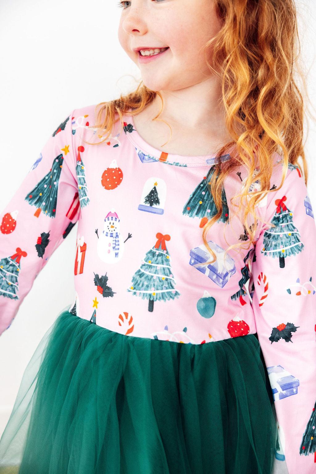 Under the Tree L/S Tutu Dress - Aaria Tees Aaria Tees