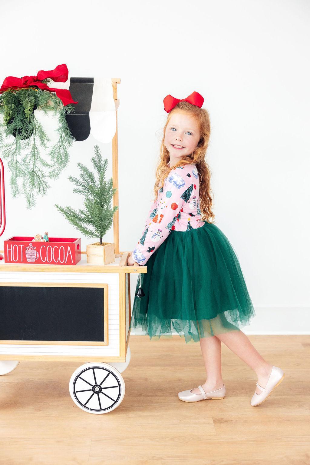 Under the Tree L/S Tutu Dress - Aaria Tees Aaria Tees