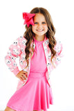 Unicorn Kitties Satin Jacket - Aaria Tees Aaria Tees
