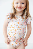Unicorn Soiree S/S Flutter Sleeve Leotard - Aaria Tees Aaria Tees