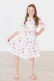 Unicorn Wish 3/4 Sleeve Pocket Twirl Dress - Aaria Tees Aaria Tees