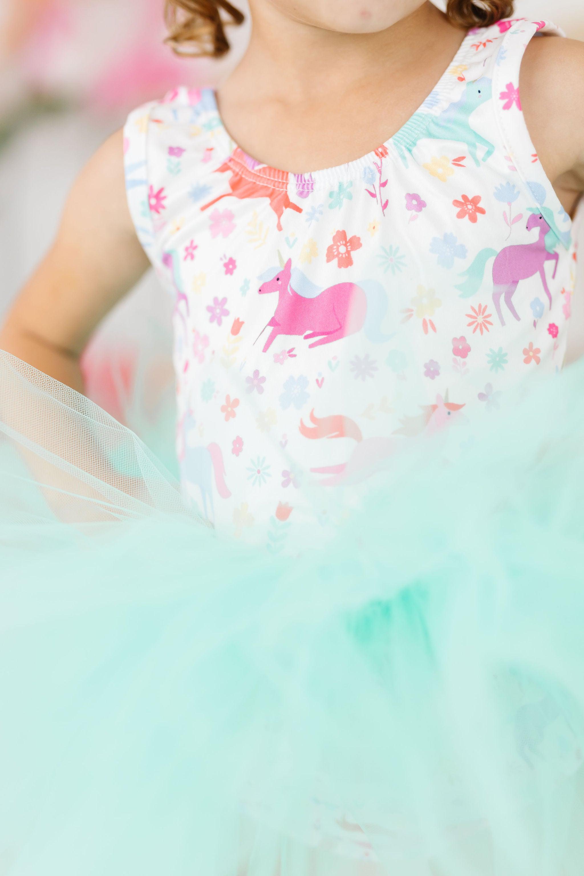 Unicorn Wish Tank Tutu Leotard - Aaria Tees Aaria Tees