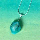Cool Hues Sterling Silver & Druzy Necklace - Aaria Tees Aaria Tees