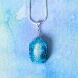 Cool Hues Sterling Silver & Druzy Necklace - Aaria Tees Aaria Tees