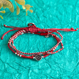 Love is Strong Wakami Woven Bracelet - Aaria Tees Aaria Tees