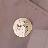 In This Together Mixed Metal Pin - Aaria Tees Aaria Tees