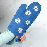 Handmade Felt Paw Print Oven Mitt - Aaria Tees Aaria Tees