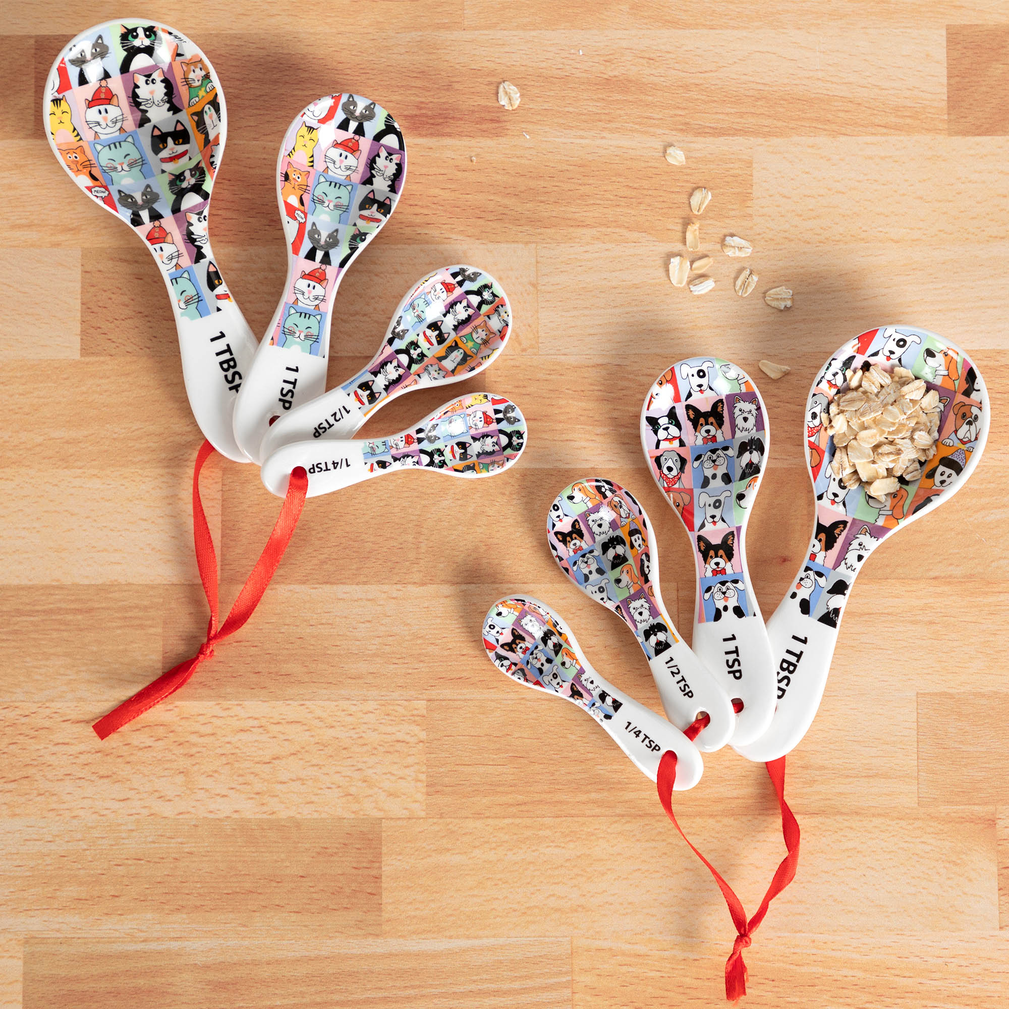 Pet Portrait Kitchen Measuring Tools - Aaria Tees Aaria Tees