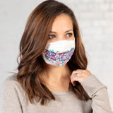 Read My Lips Embroidered Face Mask - Aaria Tees Aaria Tees