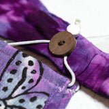 Butterflies in Bloom Face Mask & Headband - Aaria Tees Aaria Tees