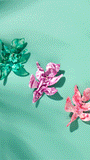 Flora Statement Earrings - Pink Spritz - Aaria Tees Aaria Tees