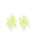 Flora Statement Earrings - Honeydew - Aaria Tees Aaria Tees