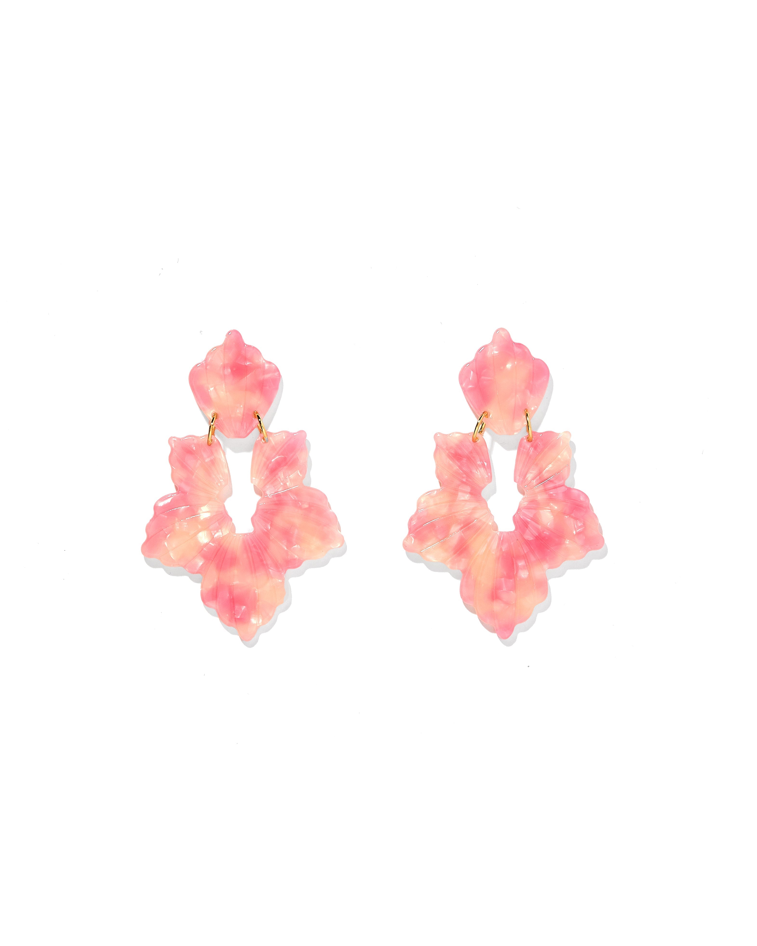Michelle Statement Earrings - Pink Sugar - Aaria Tees Aaria Tees