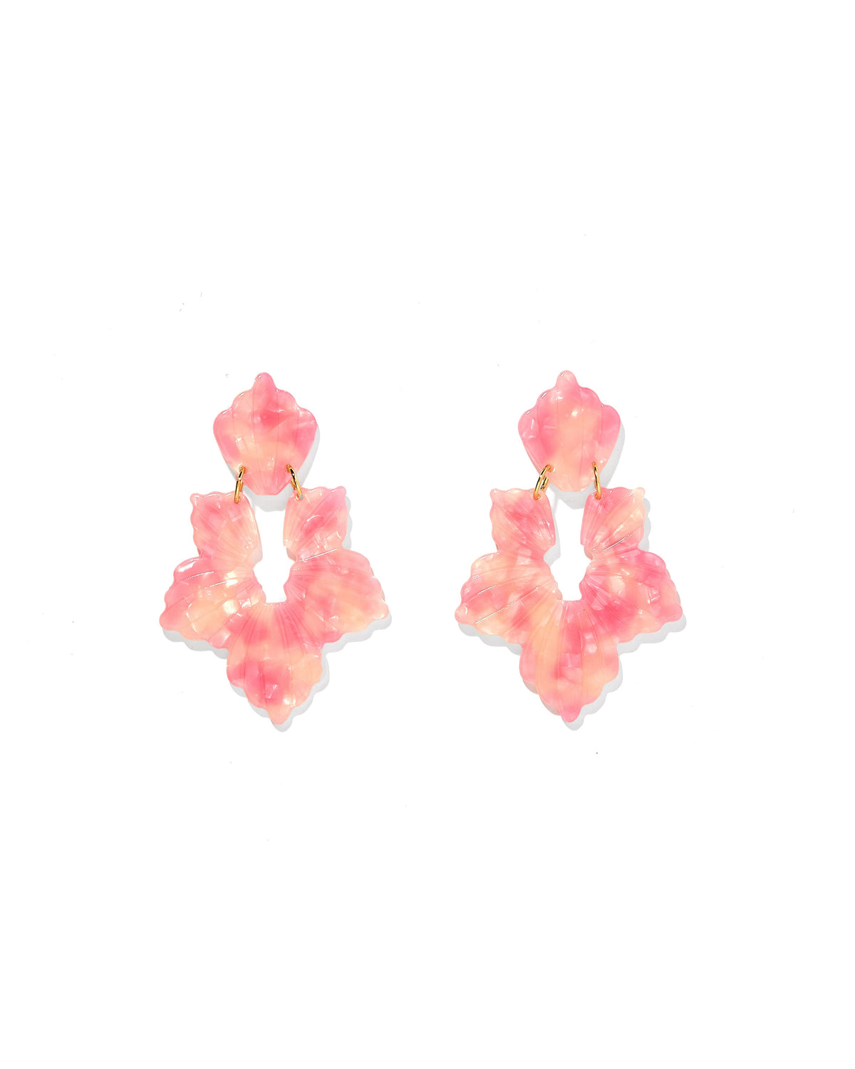 Michelle Statement Earrings - Pink Sugar - Aaria Tees