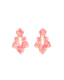 Michelle Statement Earrings - Pink Sugar - Aaria Tees Aaria Tees