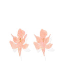 Flora Statement Earrings - Peach Bellini - Aaria Tees Aaria Tees