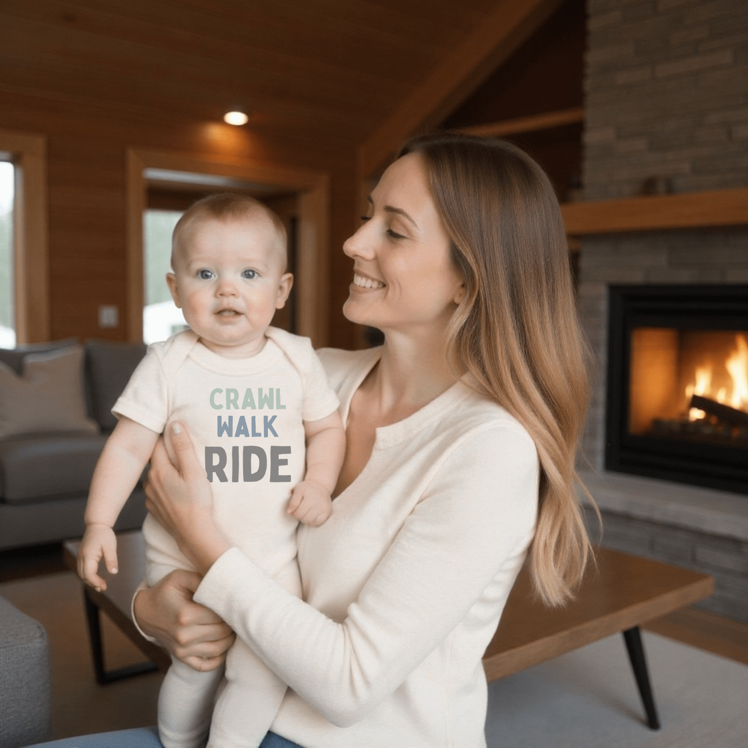 graphic bodysuit |crawl walk ride - Aaria Tees Aaria Tees