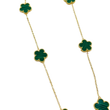 Adeline Clover Necklace Aaria Tees
