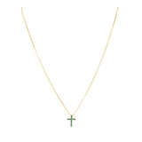 Raya CZ Cross Emerald Aaria Tees