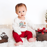 long sleeve graphic bodysuit | christmas cookie - Aaria Tees Aaria Tees