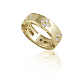 Fallon Clover Band Ring Aaria Tees