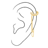 Billie Chain Ear Cuff Aaria Tees
