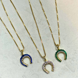Dallas Horseshoe Necklace Aaria Tees
