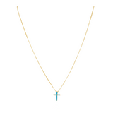 Raya CZ Cross Turquoise Aaria Tees