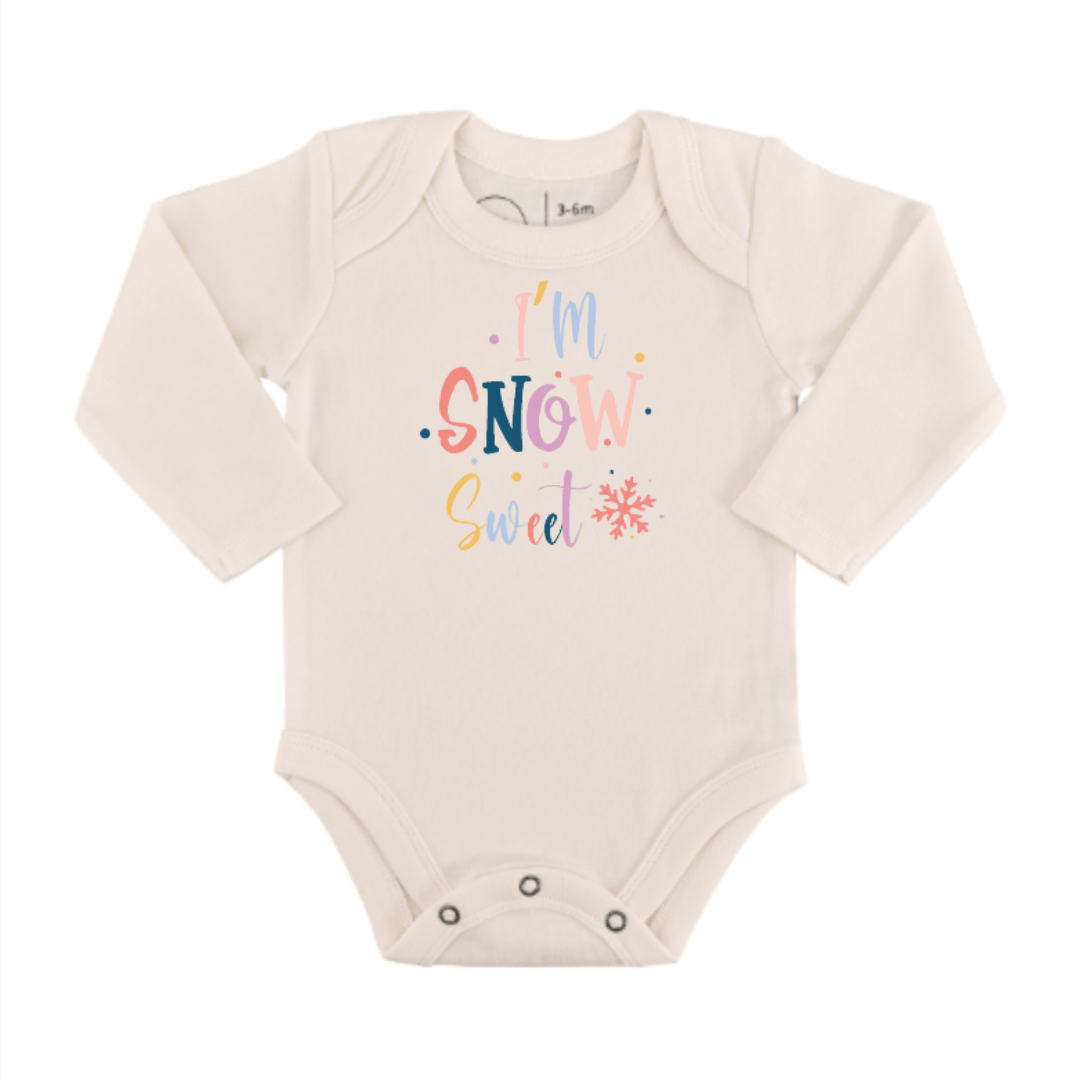 graphic bodysuit | snow sweet (long sleeve) - Aaria Tees Aaria Tees