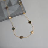 Long Labradorite Layering Chain Aaria Tees