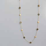 Long Labradorite Layering Chain Aaria Tees