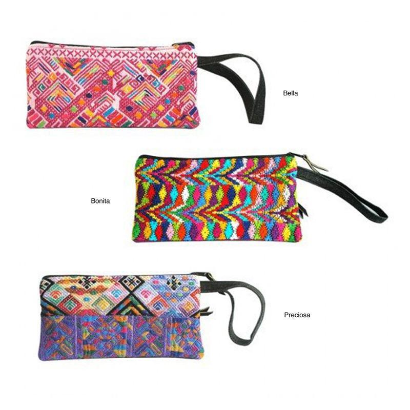 Upcycled Huipil Wristlet - Aaria Tees Aaria Tees