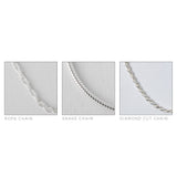 Birthstone Crystal Necklace - Aaria Tees Aaria Tees