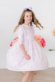 Baby Bunnies 3/4 Sleeve Ruffle Twirl Dress - Aaria Tees Aaria Tees