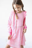Bubblegum Pink Sequin Jacket - Aaria Tees Aaria Tees