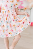 Butterfly Kisses S/S Pocket Twirl Dress - Aaria Tees Aaria Tees