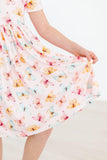 Butterfly Kisses S/S Pocket Twirl Dress - Aaria Tees Aaria Tees