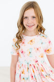 Butterfly Kisses S/S Pocket Twirl Dress - Aaria Tees Aaria Tees