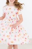 Butterfly Kisses S/S Pocket Twirl Dress - Aaria Tees Aaria Tees