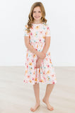 Butterfly Kisses S/S Pocket Twirl Dress - Aaria Tees Aaria Tees
