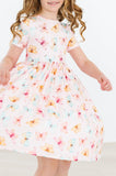 Butterfly Kisses S/S Pocket Twirl Dress - Aaria Tees Aaria Tees