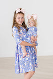 Hop, Skip & Twirl 3/4 Sleeve Pocket Twirl Dress - Aaria Tees Aaria Tees